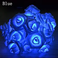 RaajaOutlets Rose Flowers String Lights 20LED String Romantic Flower Roses Fairy Light for Valentine's Day,Wedding,Christmas Tree, Diwali Festival Party Decorations (20L-Rose-Blue)-thumb4