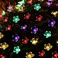 RaajaOutlets 40LED Cherry Blossom Flower Fairy String Lights for Home Diwali Christmas Tree Festival Decor (Multicolor,Corded electric,)-thumb3