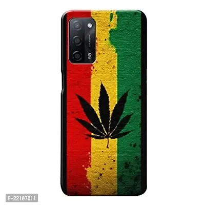 Dugvio? Printed Hard Back Cover Case for Oppo A54(5G) / Oppo A93 (5G) / Oppo A93S (5G) - Weed Colorful