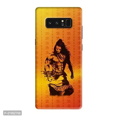 Dugvio? Polycarbonate Printed Hard Back Case Cover for Samsung Galaxy Note 8 / Samsung Note 8 / N950F (Lord Shiva, Bholenath)