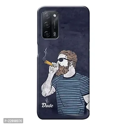 Dugvio? Printed Hard Back Case Cover for Oppo A53S (5G) / Oppo A16 (5G) / Oppo A55 (5G) (Smoking Man Dude Style)