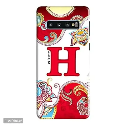 Dugvio? Printed Designer Hard Back Case Cover for Samsung Galaxy S10 / Samsung S10 (Its Me H Alphabet)-thumb0