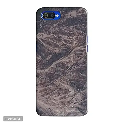 Dugvio? Polycarbonate Printed Hard Back Case Cover for Realme C1 (Grey Marble)-thumb0