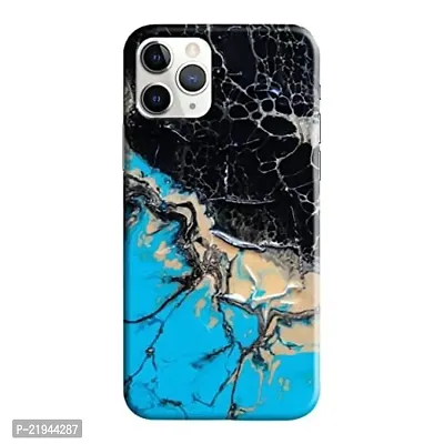 Dugvio? Polycarbonate Printed Hard Back Case Cover for iPhone 11 Pro (Marble Texture Design)