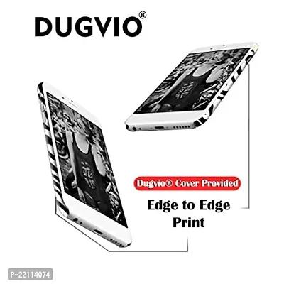 Dugvio? Printed Hard Back Case Cover Compatible for Oppo F17 Pro - Black Art (Multicolor)-thumb4