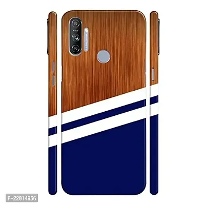 Dugvio? Printed Designer Hard Back Case Cover for Realme Narzo 20A / Narzo 10A (Wooden and Color Art)-thumb0