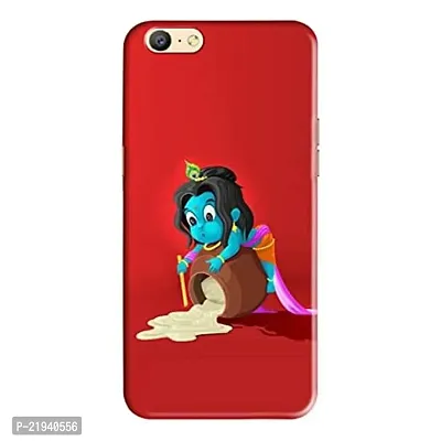 Dugvio? Polycarbonate Printed Hard Back Case Cover for Oppo A83 (Lord Little Krishna)-thumb0