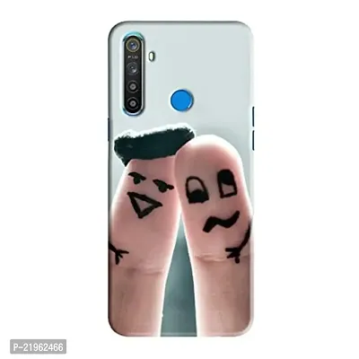 Dugvio? Poly Carbonate Back Cover Case for Realme 5 - You and Me