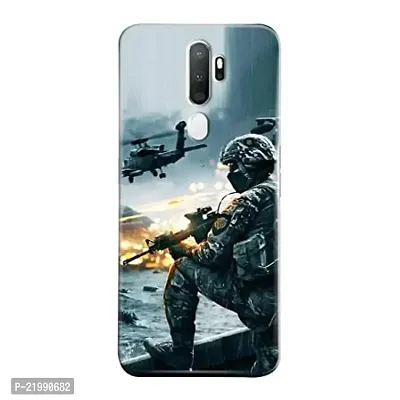 Dugvio? Printed Designer Back Cover Case for Oppo A5 2020 / Oppo A9 2020 - Army, Force