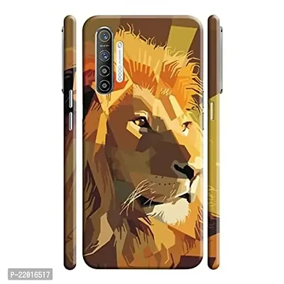 Dugvio? Printed Designer Hard Back Case Cover for Realme XT/Realme X2 (Lion face Art)