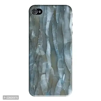 Dugvio? Printed Designer Hard Back Case Cover for iPhone 5 / iPhone 5S (Grey Marble Effect)