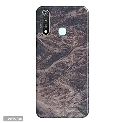 Dugvio? Polycarbonate Printed Hard Back Case Cover for Vivo Y19 (Grey Marble)-thumb0