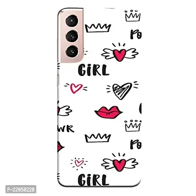 Dugvio? Printed Designer Back Cover Case for Samsung Galaxy S21 (5G) - Girl Crown Quotes