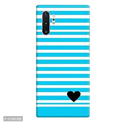 Dugvio? Printed Designer Hard Back Case Cover for Samsung Galaxy Note 10 Plus/Samsung Note 10 Pro (Light Blue Pattern)