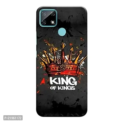 Dugvio? Poly Carbonate Back Cover Case for Realme Narzo 30A - King of Kings