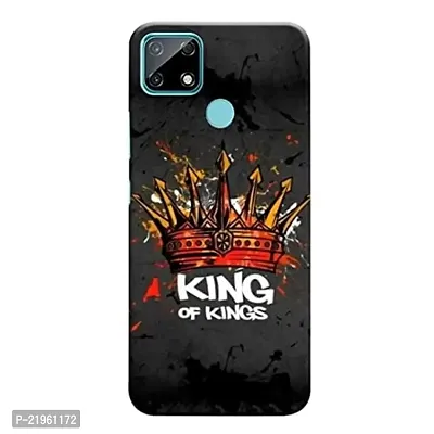 Dugvio? Poly Carbonate Back Cover Case for Realme Narzo 30A - King of Kings-thumb0