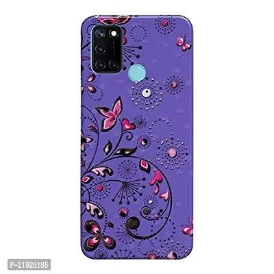 Dugvio? Polycarbonate Printed Hard Back Case Cover for Realme C17 (Butterfly in Night)-thumb0