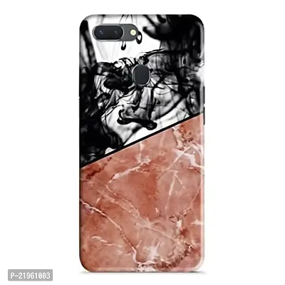 Dugvio? Poly Carbonate Back Cover Case for Realme U1 / Realme 2 Pro - Smoke Effect with Marble-thumb0