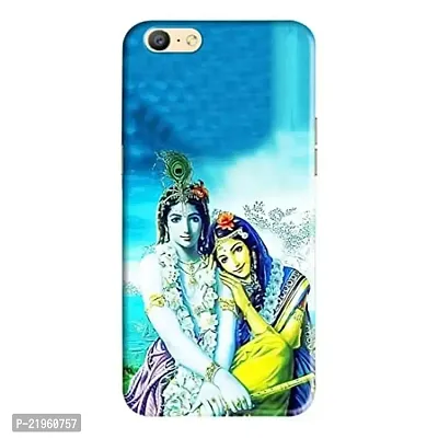 Dugvio? Poly Carbonate Back Cover Case for Oppo A57 - Lord Radhe Krishna, Radhe