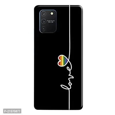 Dugvio? Printed Designer Back Case Cover for Samsung Galaxy S10 Lite/Samsung S10 Lite (Love Heart)