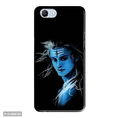 Dugvio? Poly Carbonate Back Cover Case for Oppo Realme 1 - Lord Angry Shiva