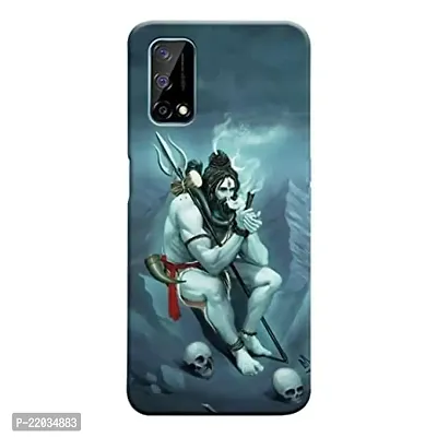 Dugvio? Printed Shiva Chillum, Lord Shiva Designer Hard Back Case Cover for Realme Q2 (Multicolor)-thumb0