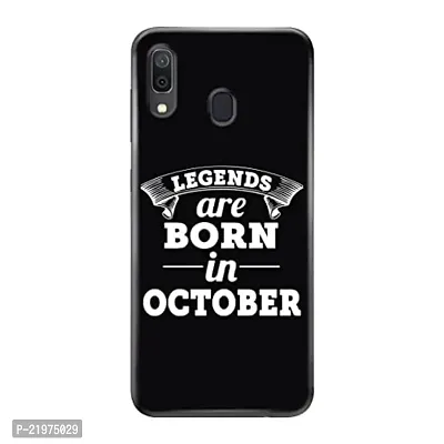 Dugvio? Printed Designer Back Case Cover for Samsung Galaxy A30 / Samsung A30/ SM-A305F/DS (Legends are Born in October)-thumb0