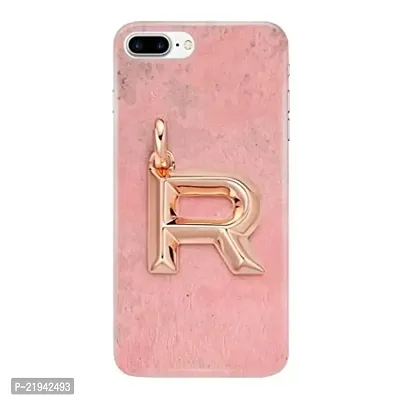 Dugvio? Polycarbonate Printed Hard Back Case Cover for iPhone 7 Plus (R Name Alphabet)