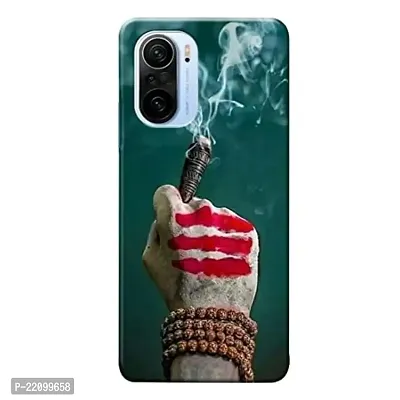 Dugvio? Printed Matt Finish Back Case Cover for Xiaomi Mi 11X / Xiaomi Mi 11X Pro (5G) (Bhole, Angry Shiva, Shiva Chillum)-thumb0