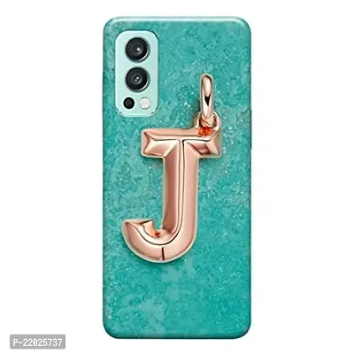 Dugvio? Printed Designer Hard Back Case Cover for Oneplus Nord 2 / Oneplus Nord 2 5G (J Name Alphabet)