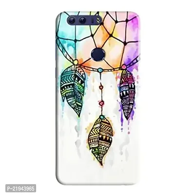 Dugvio? Polycarbonate Printed Hard Back Case Cover for Huawei Honor 8 (Colorful Dreamcatcher)-thumb0