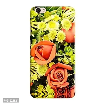 Dugvio? Polycarbonate Printed Hard Back Case Cover for Vivo Y71 (Flowers Art)-thumb0
