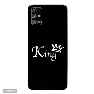 Dugvio? Printed Hard Back Case Cover Compatible for Samsung Galaxy M31S - King Crown Stylish Crown (Multicolor)