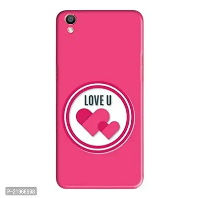 Dugvio? Poly Carbonate Back Cover Case for Oppo F1 Plus - Love U