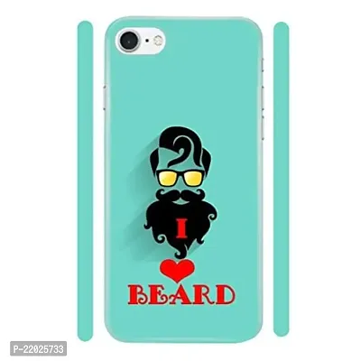 Dugvio? Printed Designer Hard Back Case Cover for iPhone SE (2020) (I Love Beard)-thumb0