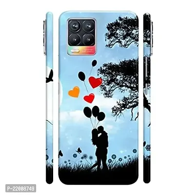 Dugvio? Poly Carbonate Back Cover Case for Realme 8 Pro - Couple Art