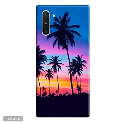 Dugvio? Polycarbonate Printed Hard Back Case Cover for Samsung Galaxy Note 10 / Samsung Note 10 (Coconut Tree Nature)