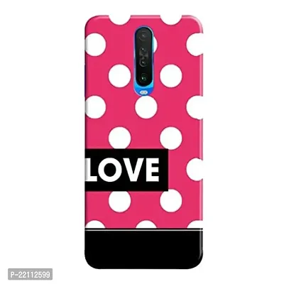 Dugvio? Printed Hard Back Case Cover Compatible for Xiaomi Redmi K30 / Poco X2 - Love Dot (Multicolor)