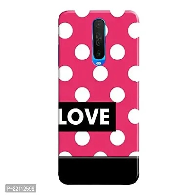 Dugvio? Printed Hard Back Case Cover Compatible for Xiaomi Redmi K30 / Poco X2 - Love Dot (Multicolor)-thumb0