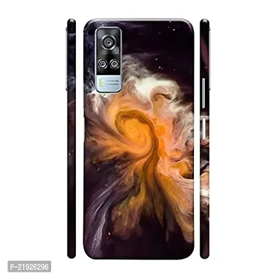 Dugvio? Polycarbonate Printed Hard Back Case Cover for Vivo Y51A / Vivo Y31 (Smoke Art)-thumb0