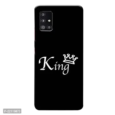 Dugvio? Printed Hard Back Case Cover Compatible for Samsung Galaxy A51 5G - King Crown Stylish Crown (Multicolor)