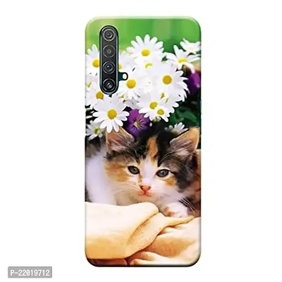 Dugvio? Printed Designer Hard Back Case Cover for Realme X3 / Realme X3 Super Zoom (Sweet cat)-thumb0