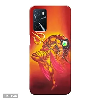 Dugvio? Printed Hard Back Cover Case for Oppo A16 (5G) / Oppo A53S (5G) / Oppo A55 (5G) - Lord Shiva Angry Shiva