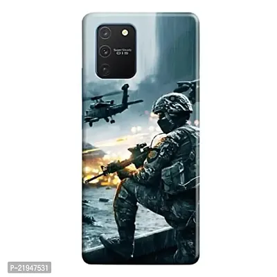 Dugvio? Polycarbonate Printed Hard Back Case Cover for Samsung Galaxy S10 Lite/Samsung S10 Lite (Army, Force)