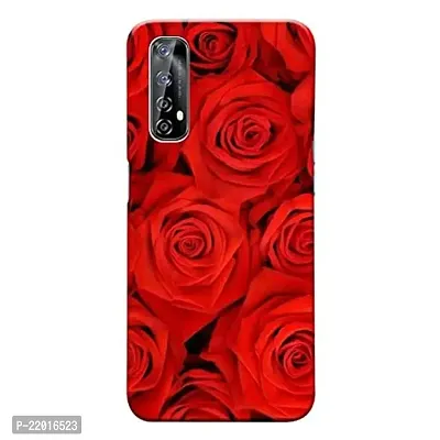 Dugvio? Printed Designer Hard Back Case Cover for Realme Narzo 20 Pro (Red Rose Flowers)