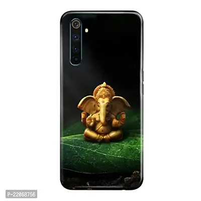 Dugvio? Printed Designer Matt Finish Hard Back Cover Case for Realme 6 Pro - Lord Ganesha, Ganpati