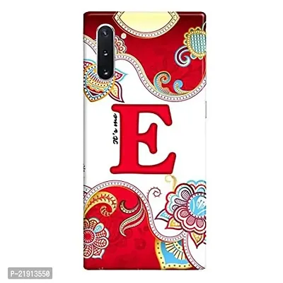 Dugvio? Polycarbonate Printed Hard Back Case Cover for Samsung Galaxy Note 10 / Samsung Note 10 (Its Me E Alphabet)