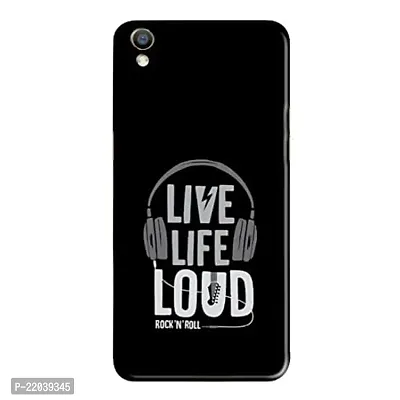 Dugvio? Printed Designer Matt Finish Hard Back Cover Case for Oppo F1 Plus - Live Life Loud-thumb0