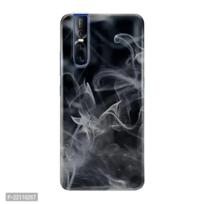 Dugvio? Printed Hard Back Case Cover Compatible for Vivo V15 Pro - Smoke Effect (Multicolor)