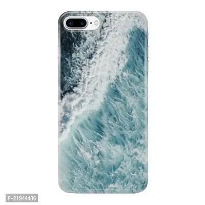 Dugvio? Polycarbonate Printed Hard Back Case Cover for iPhone 8 Plus (River Texture)